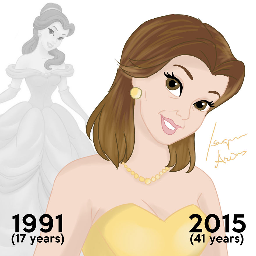 Si les PRINCESSES Disney pouvaient vieillir, à quoi ressembleraient-elles aujourd'hui ? princesse-disney-age-aujourdhui-5 
